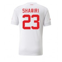 Maglie da calcio Svizzera Xherdan Shaqiri #23 Seconda Maglia Mondiali 2022 Manica Corta